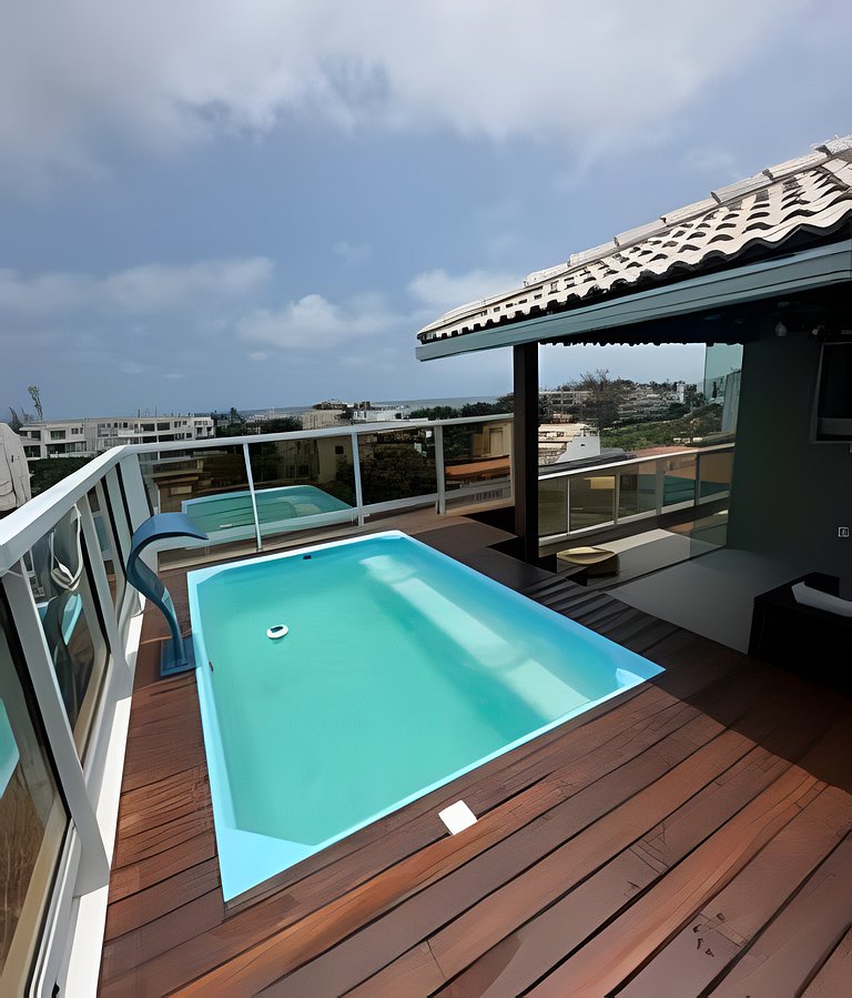 Duplex penthouse with swimming pool