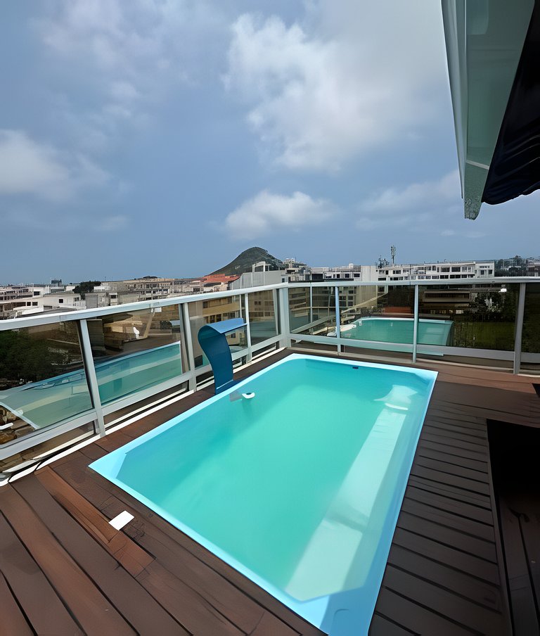 Cobertura duplex com piscina