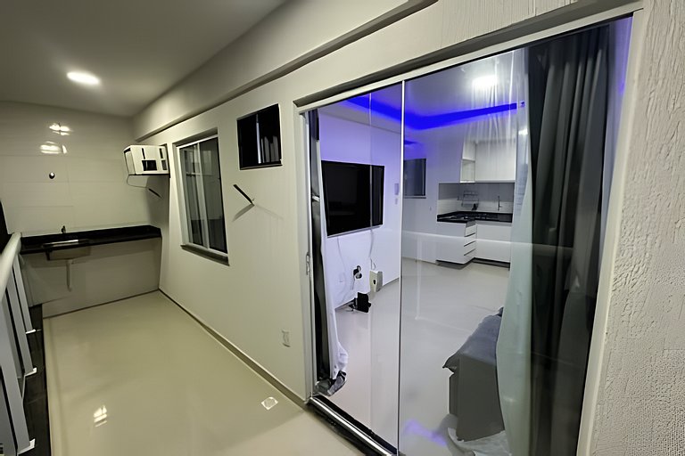 Apartamento beira-mar
