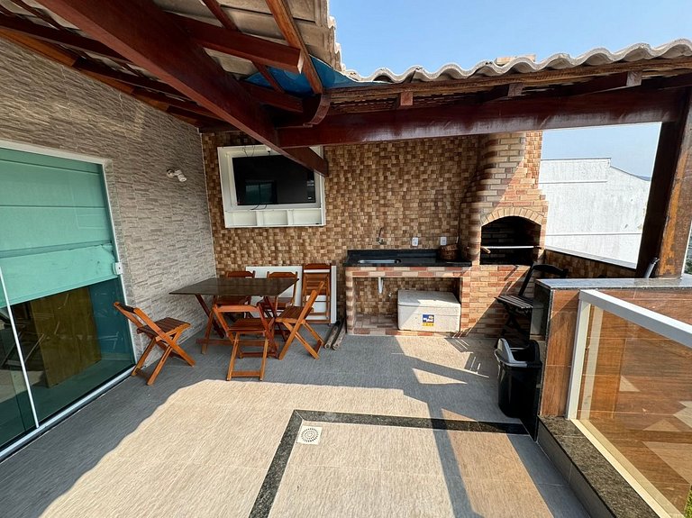 Cobertura duplex beira mar