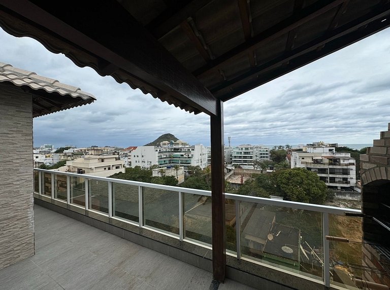 Cobertura duplex vista mar