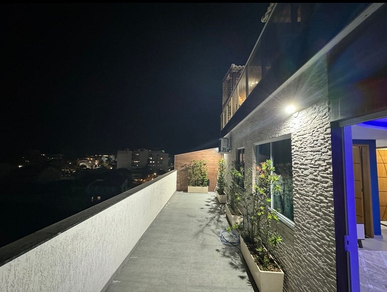 Cobertura duplex vista mar