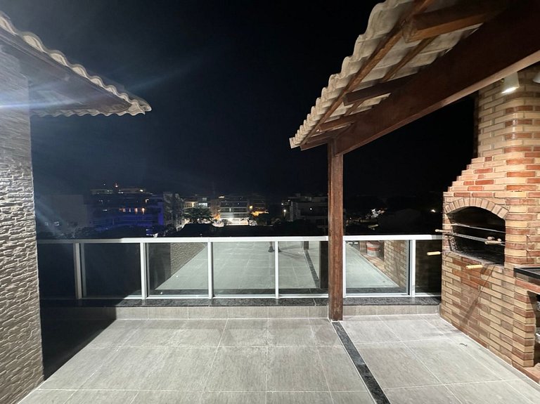 Cobertura duplex vista mar