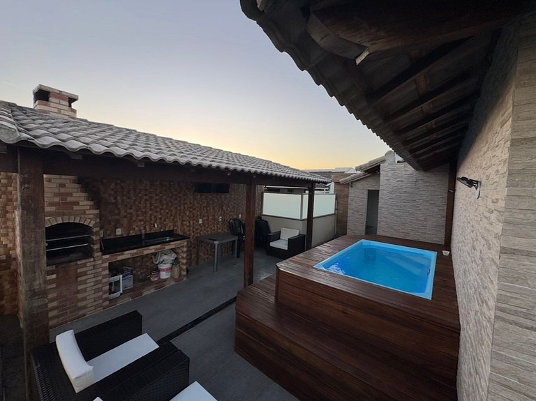 Cobertura duplex vista mar