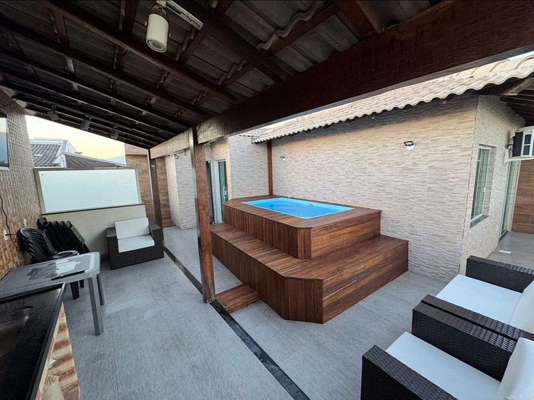 Cobertura duplex vista mar