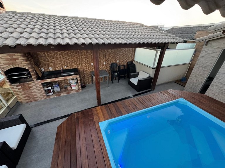 Cobertura duplex vista mar